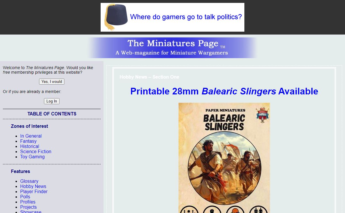 [TMP] The Miniatures Page
