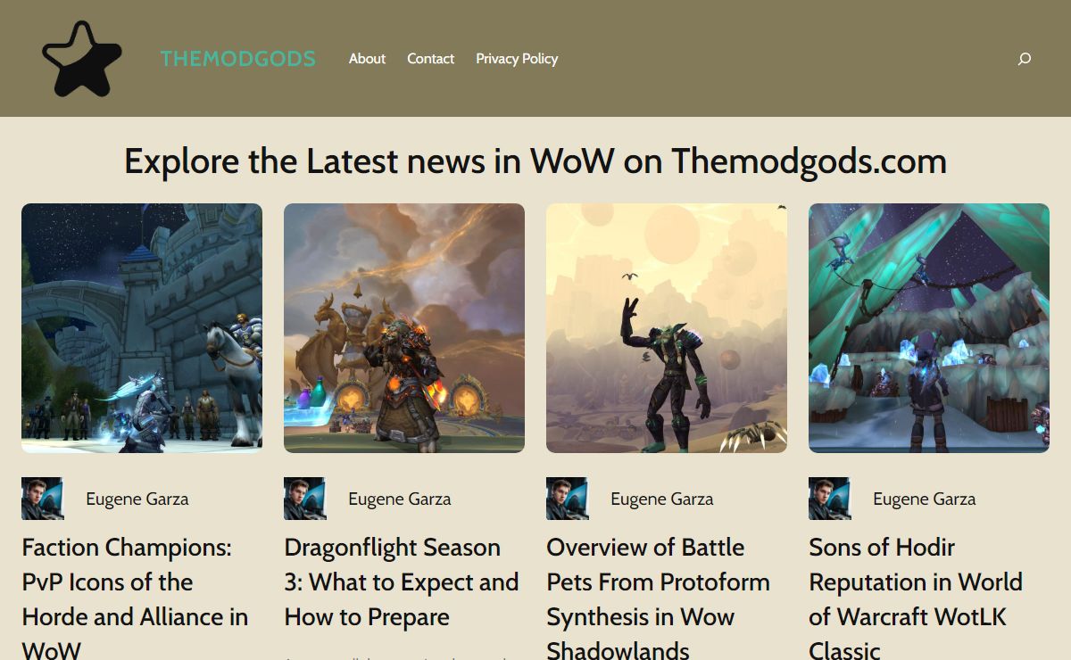 WoW Insights & Guides from professional gamers