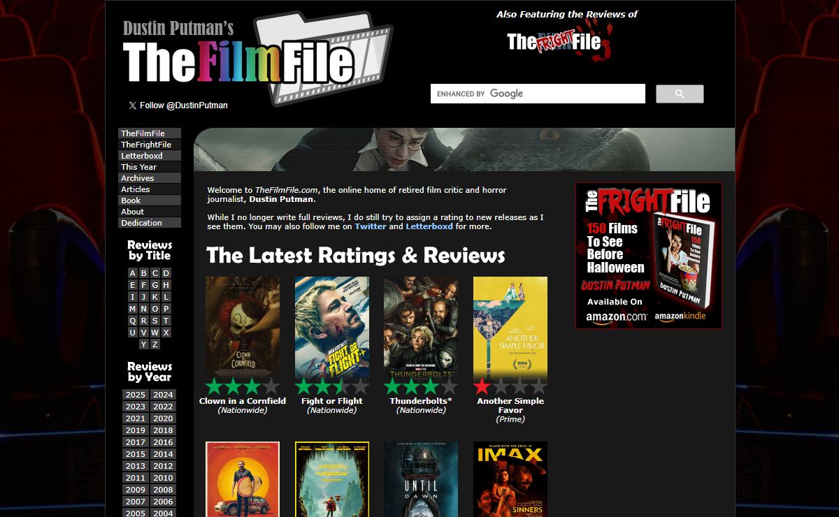 TheFilmFile | TheBluFile | TheFrightFile | Movie Reviews by Dustin Putman