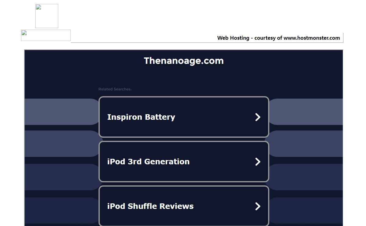 Welcome thenanoage.com - Hostmonster.com