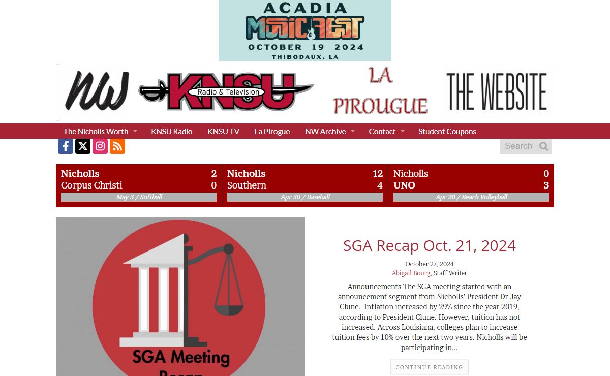the nicholls worth – The independent student news organization of Nicholls State University