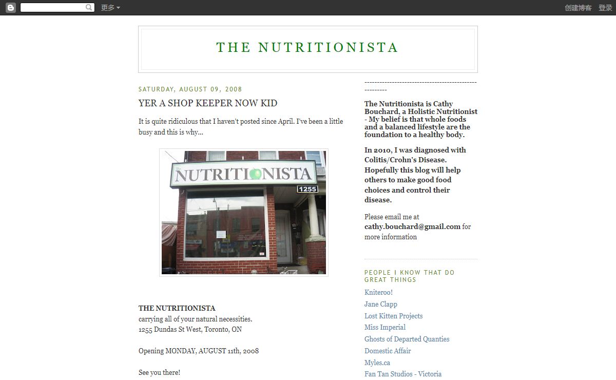 THE NUTRITIONISTA
