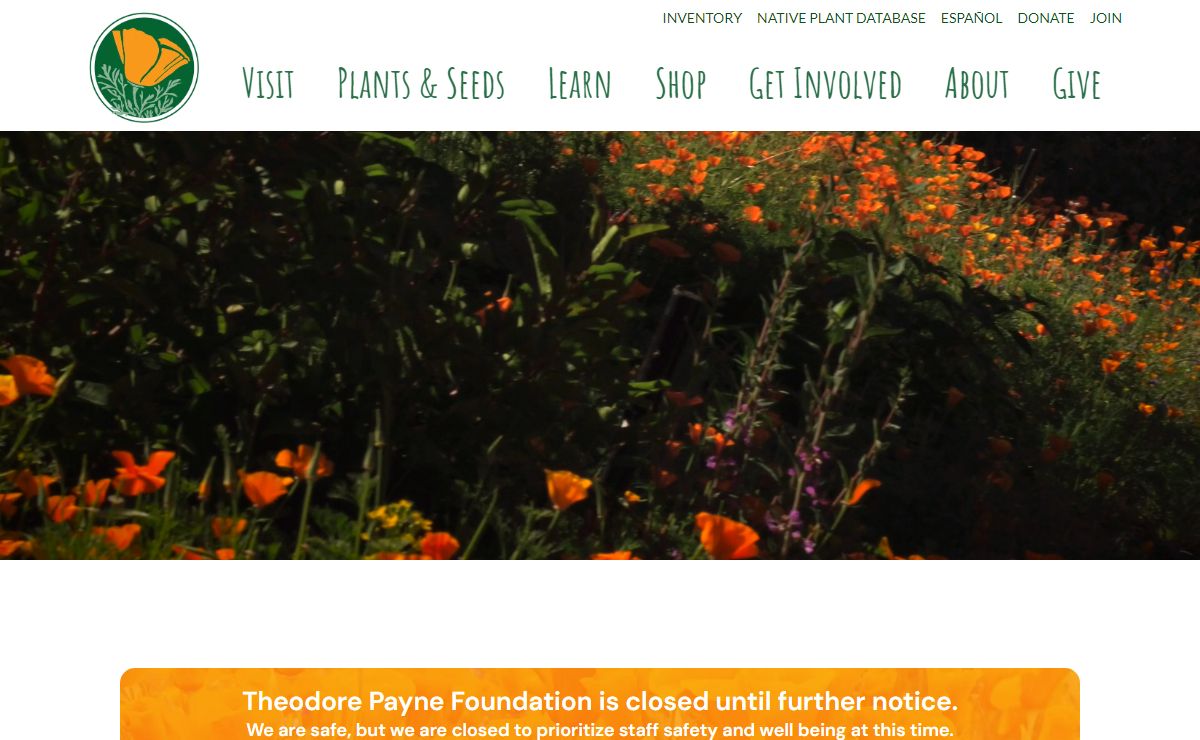 Theodore Payne Foundation | Educating Southern Californians about the beauty and ecological benefits of California native plants.