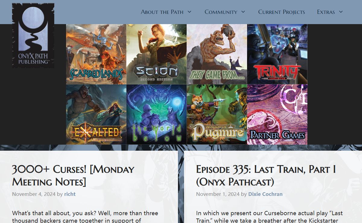 Onyx Path Publishing – Many Worlds, One Path