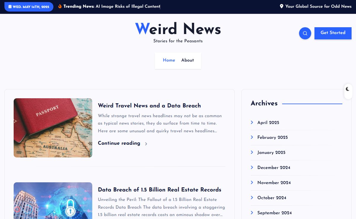 Weird News – Stories for the Peasants