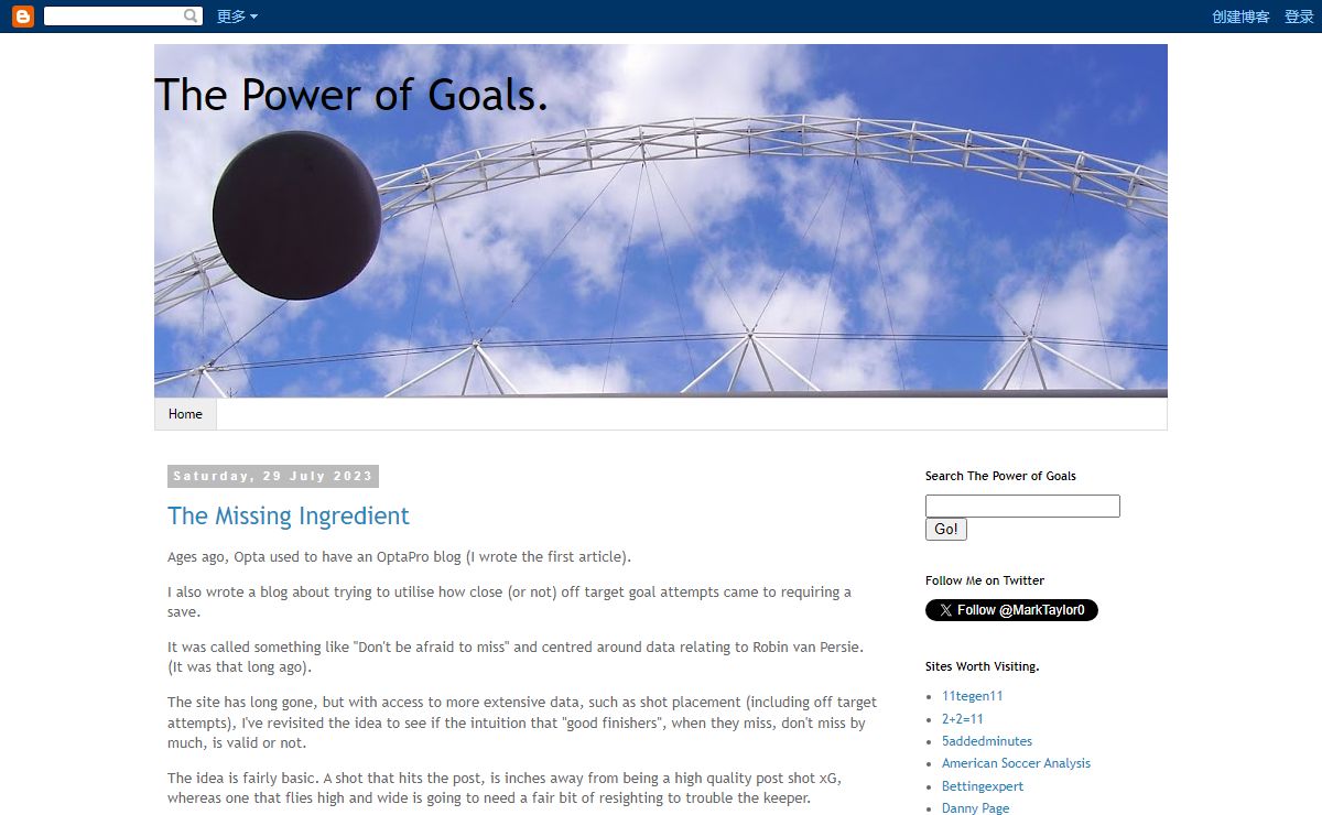 The Power of Goals.