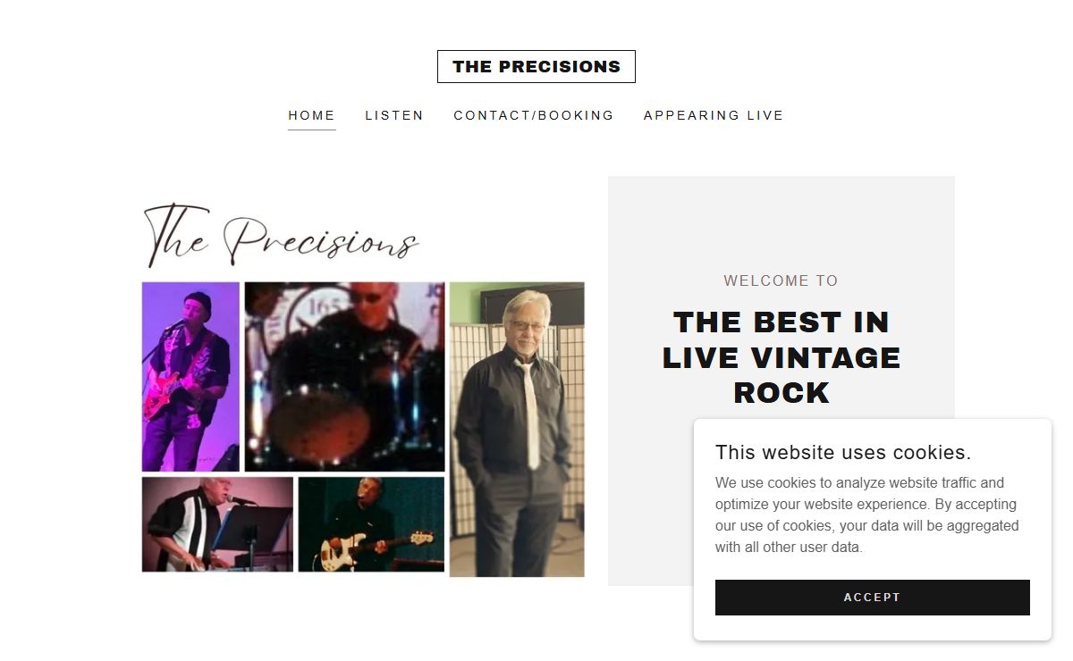 Experience Live Vintage Rock with The Precisions