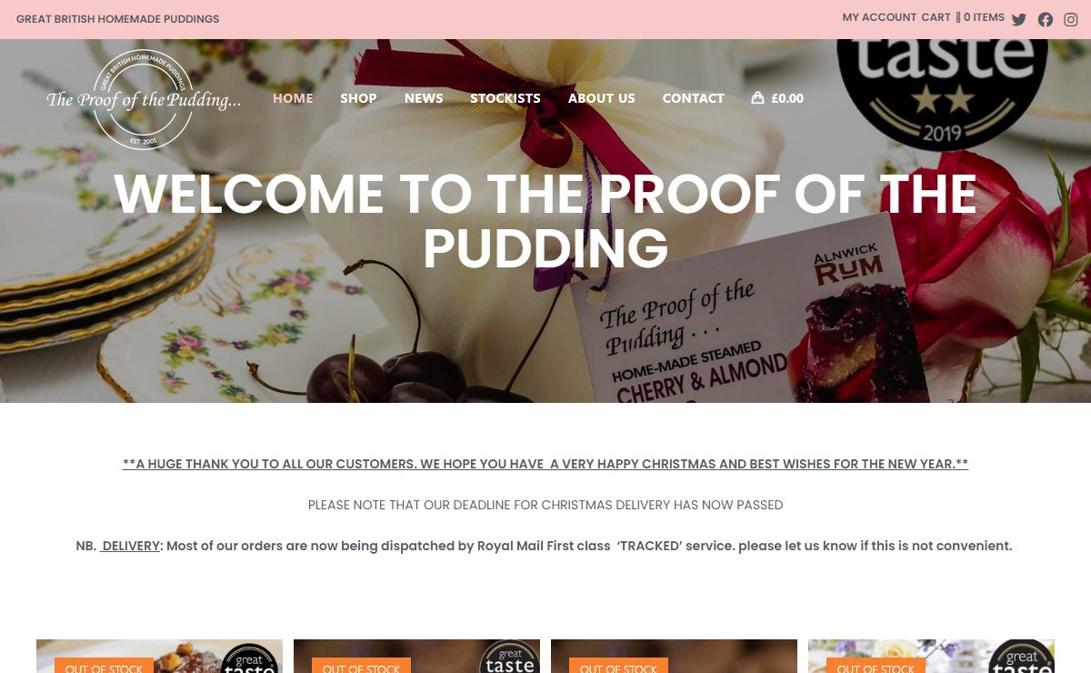 British Pudding Dessert & Bakery | The Proof of the Pudding