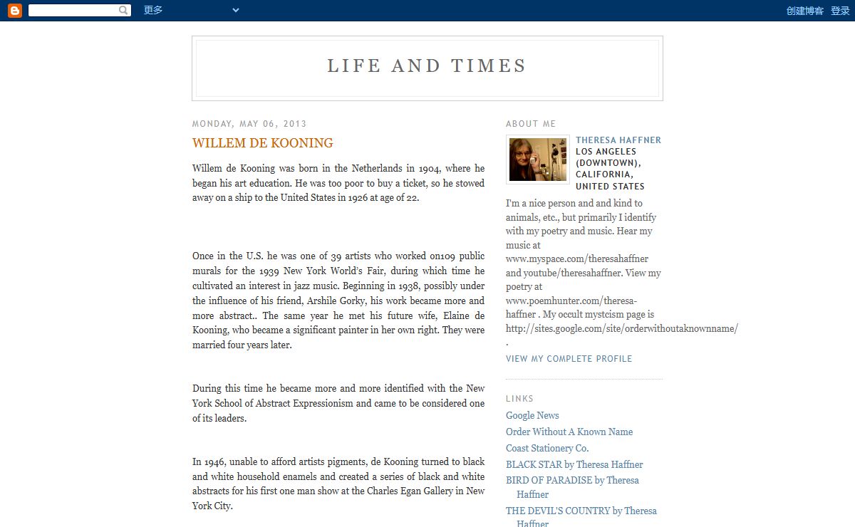 Life and Times