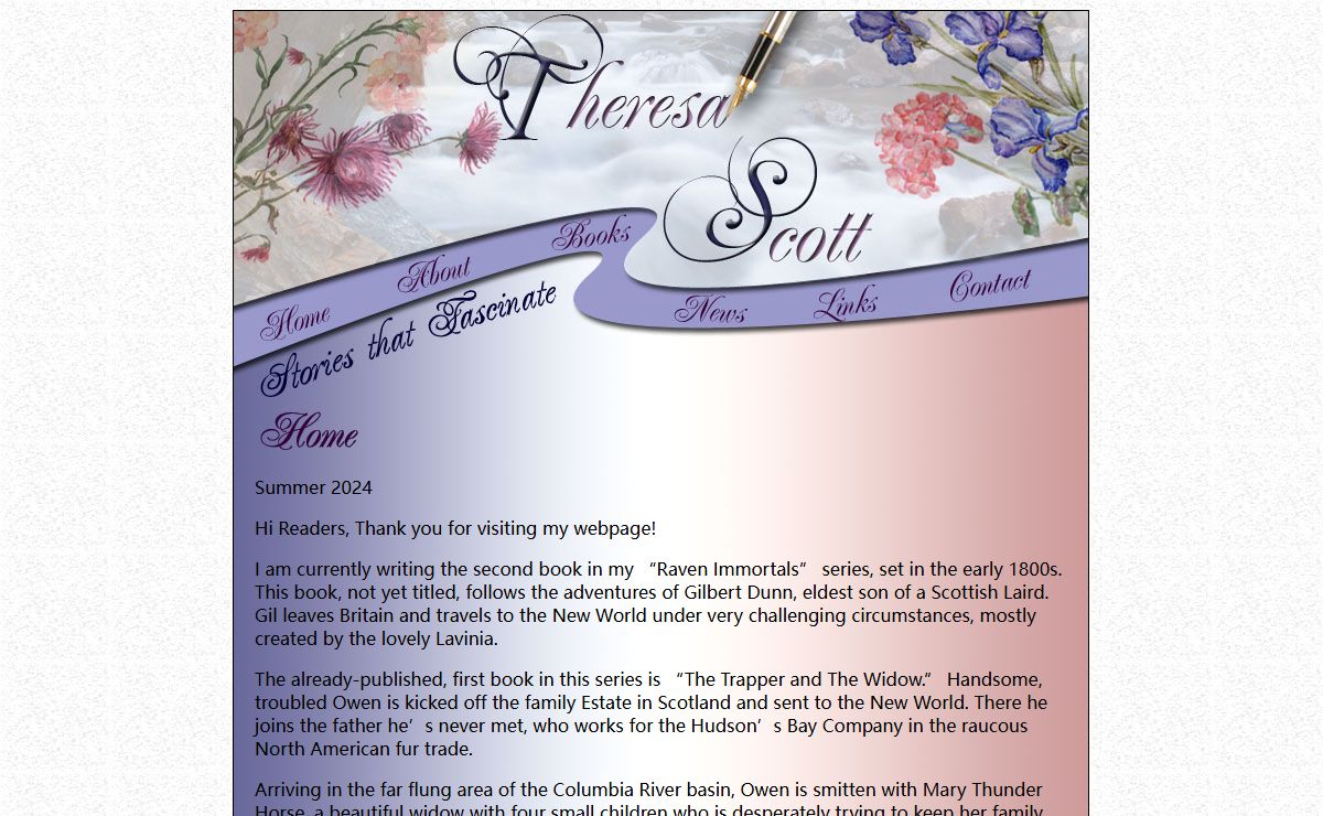 Theresa Scott, Romance Author