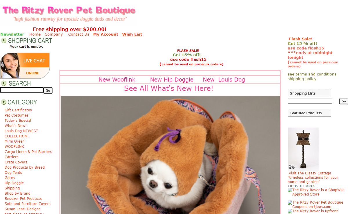 The Ritzy Rover Pet Boutique