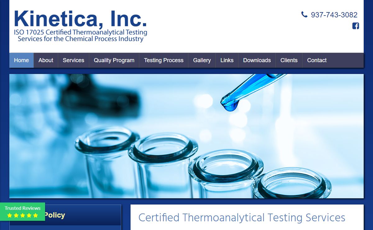 Thermoanalytical Testing Services | ASTM D 240 | Franklin, OH