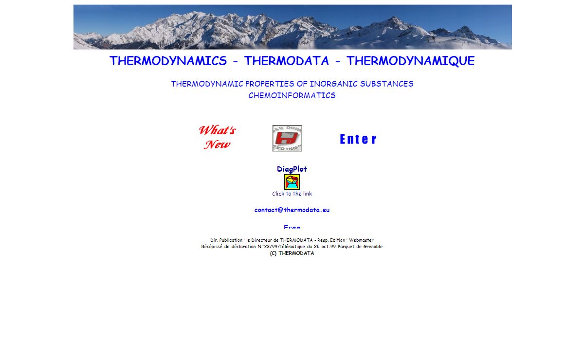 THERMODYNAMICS - THERMODYNAMIQUE
