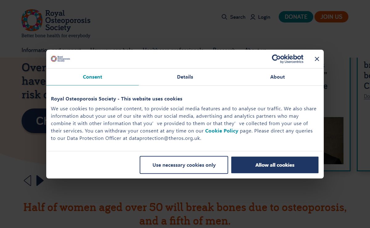 Royal Osteoporosis Society - Better Bone Health for Everybody