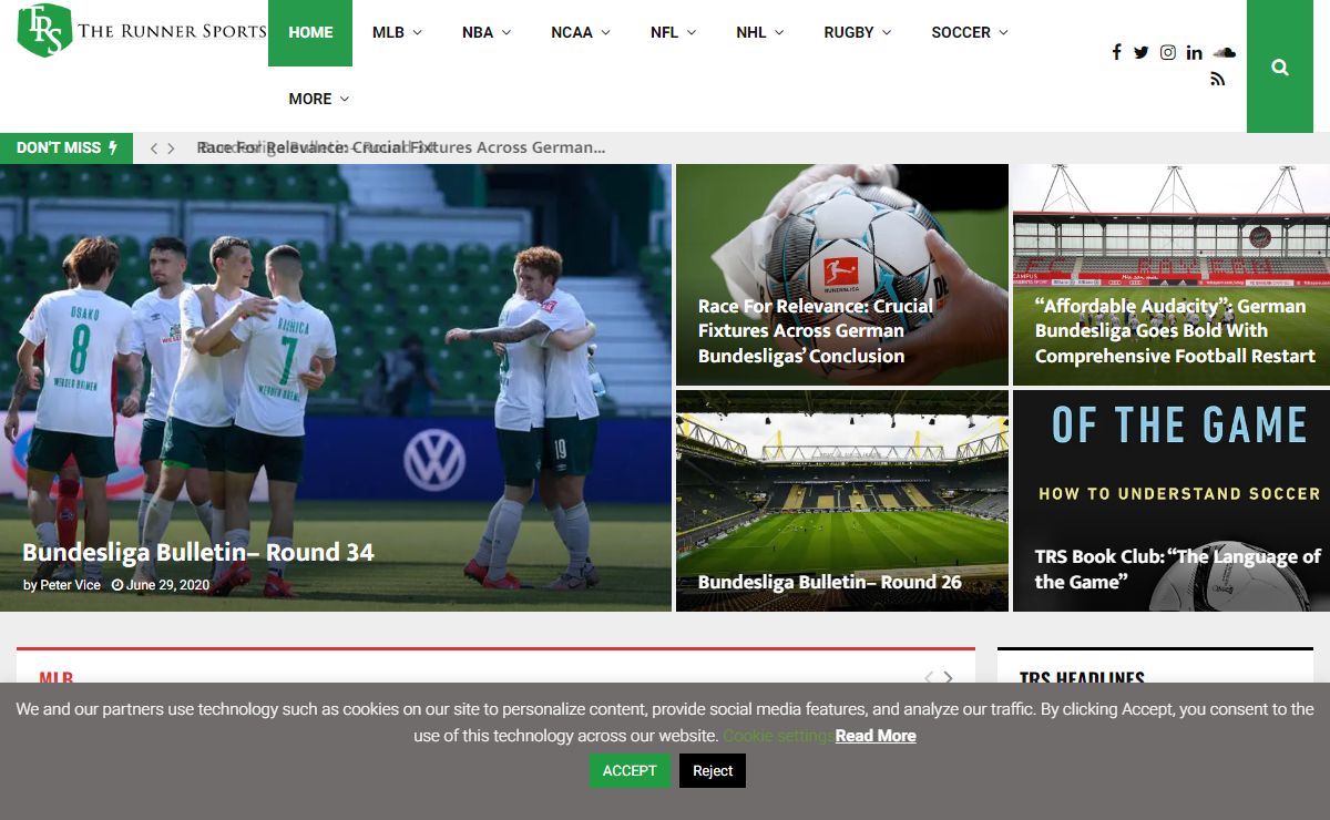 Homepage - The Runner Sports