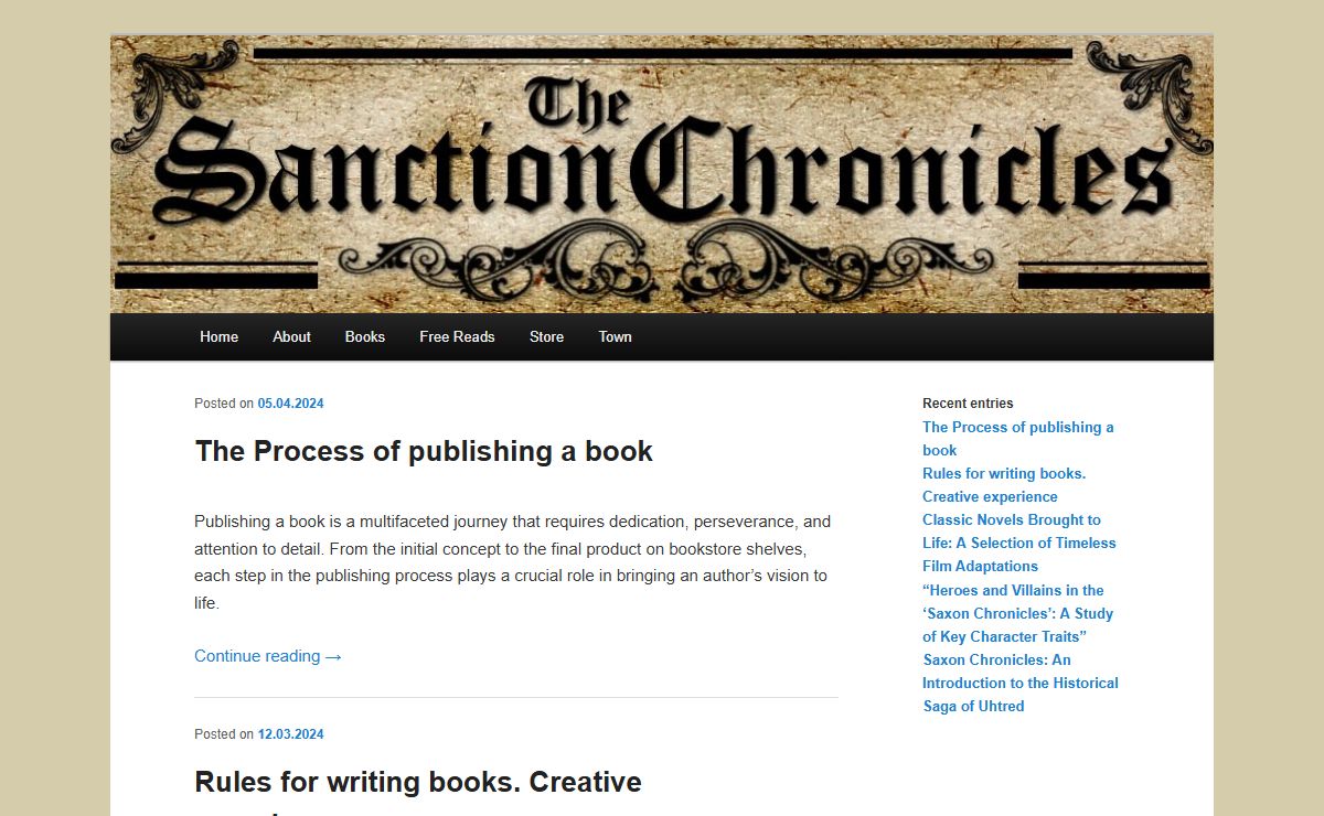 The Sanction Chronicles -