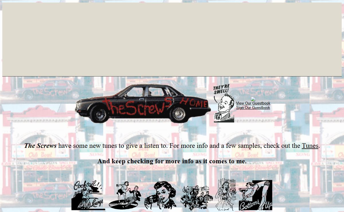 The Screws' Official Home Page