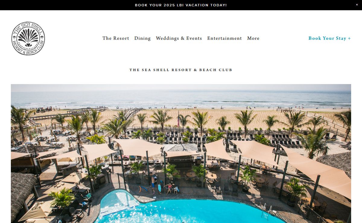 The Sea Shell Resort & Beach Club - Long Beach Island's Premier Oceanfront Resort Hotel