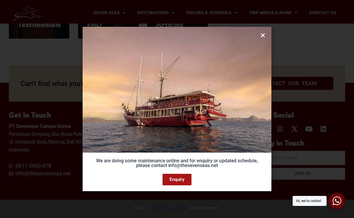 The Seven Seas Liveaboard