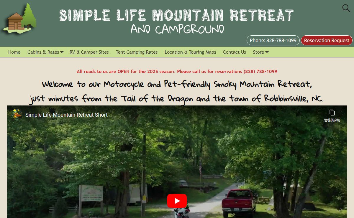 Motorcyle and Pet Friendly Cabin Rentals in the NC Mountains