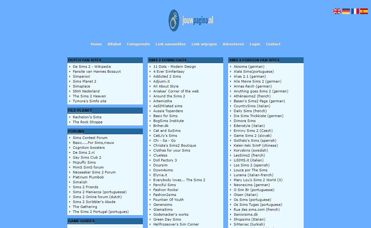 The Sims 2 Sites.