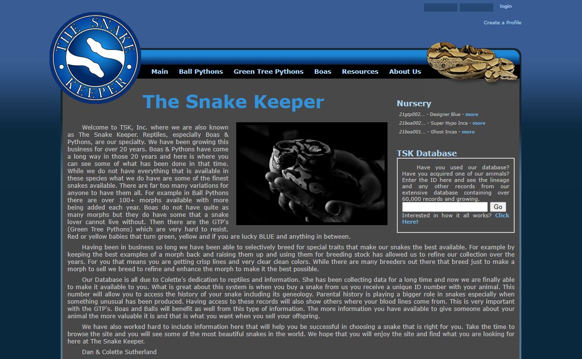 TSK - The Snake Keeper