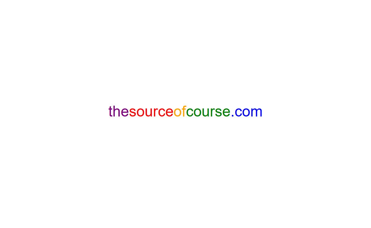 TheSourceOfCourse