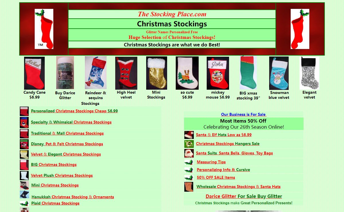 CHEAP Christmas Stockings|GLitter Names FREE| 50% Off Sale