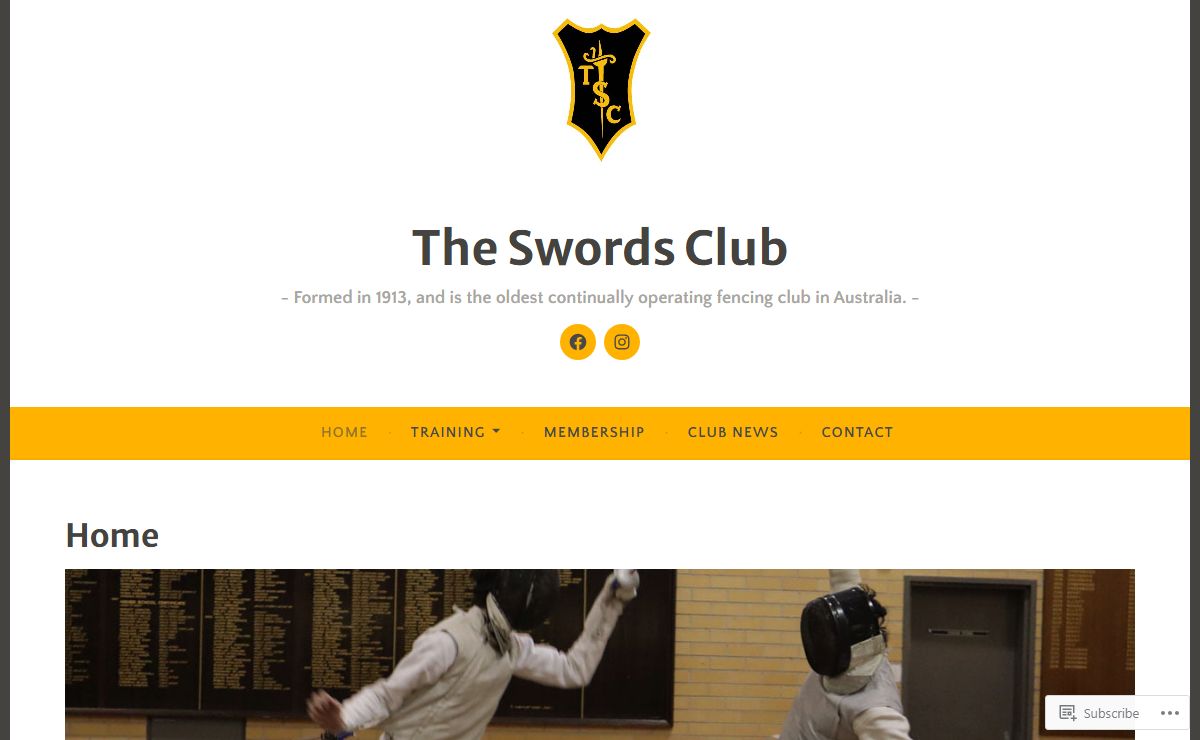 The Swords Club – Formed in 1913, and is the oldest continually operating fencing club in Australia.