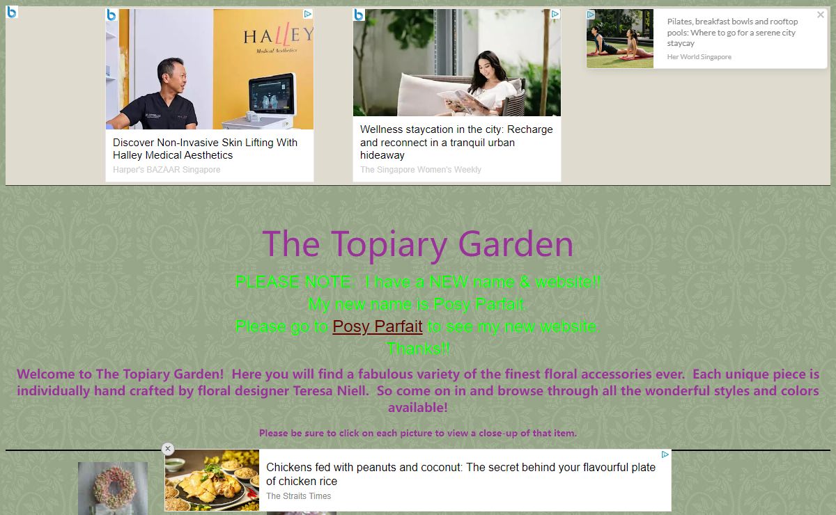 The TOPIARY GARDEN