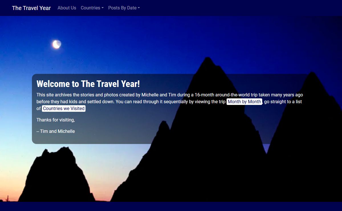 The Travel Year