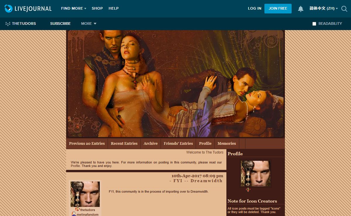 The Tudors — LiveJournal