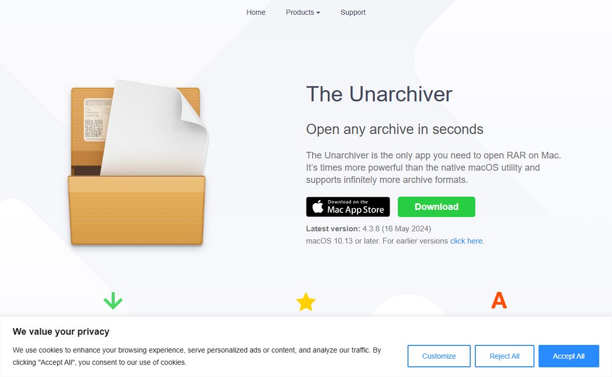 The Unarchiver | Top Free Unarchiving Software for macOS