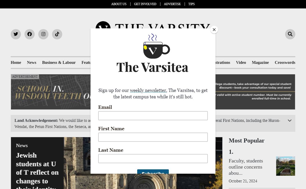 The Varsity – U of T's student newspaper since 1880