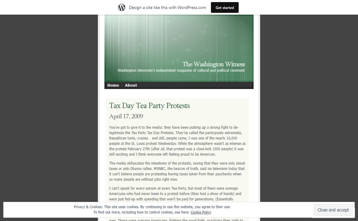 The Washington Witness | Washington University’s independent magazine of cultural and political comment