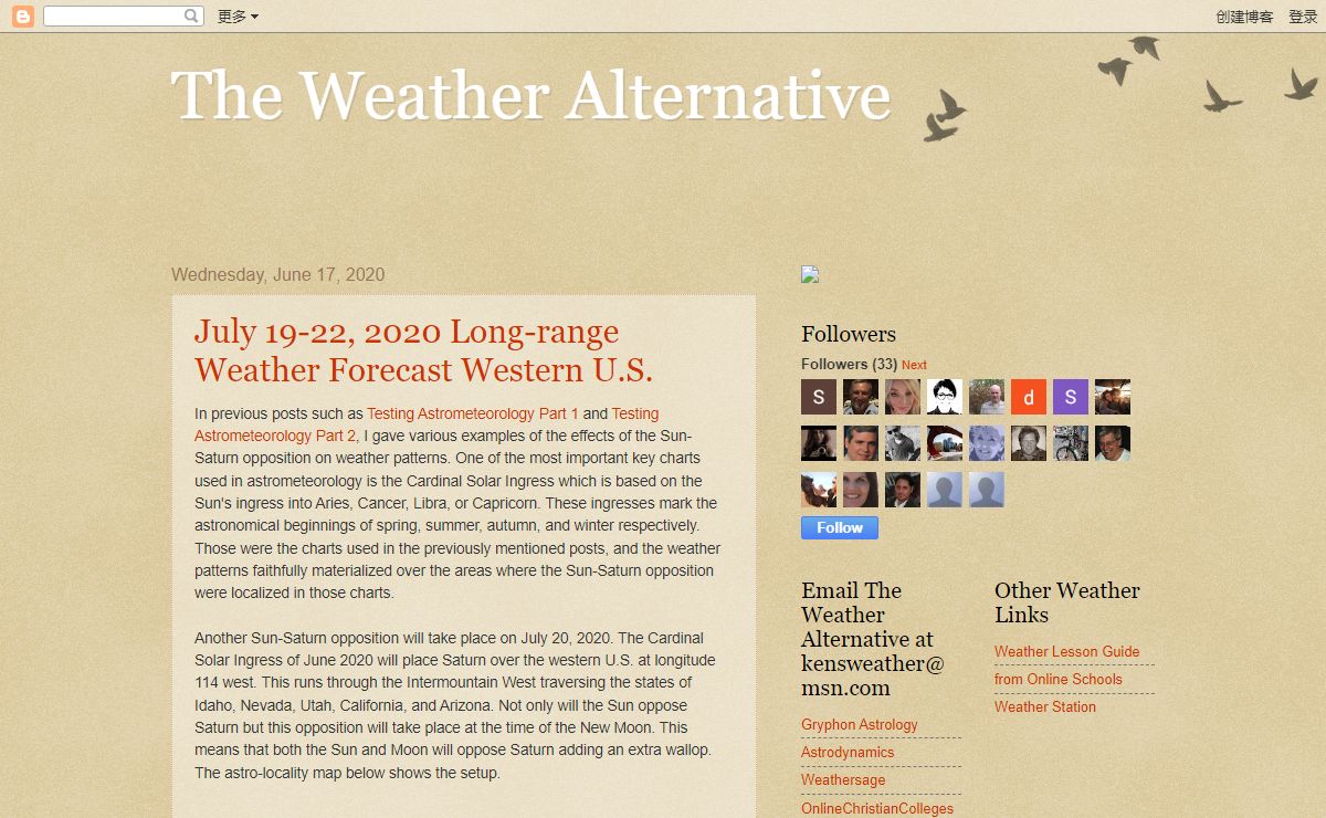 The Weather Alternative