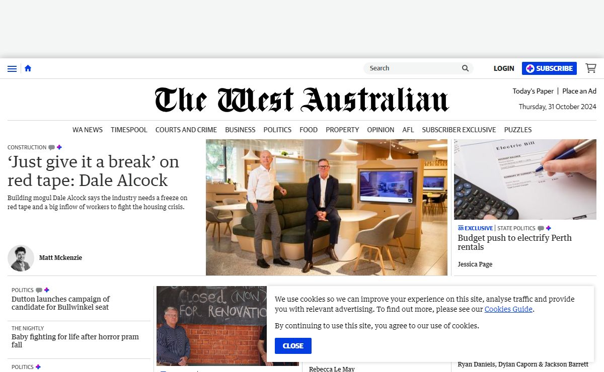 The West Australian | Perth, WA, National & World News