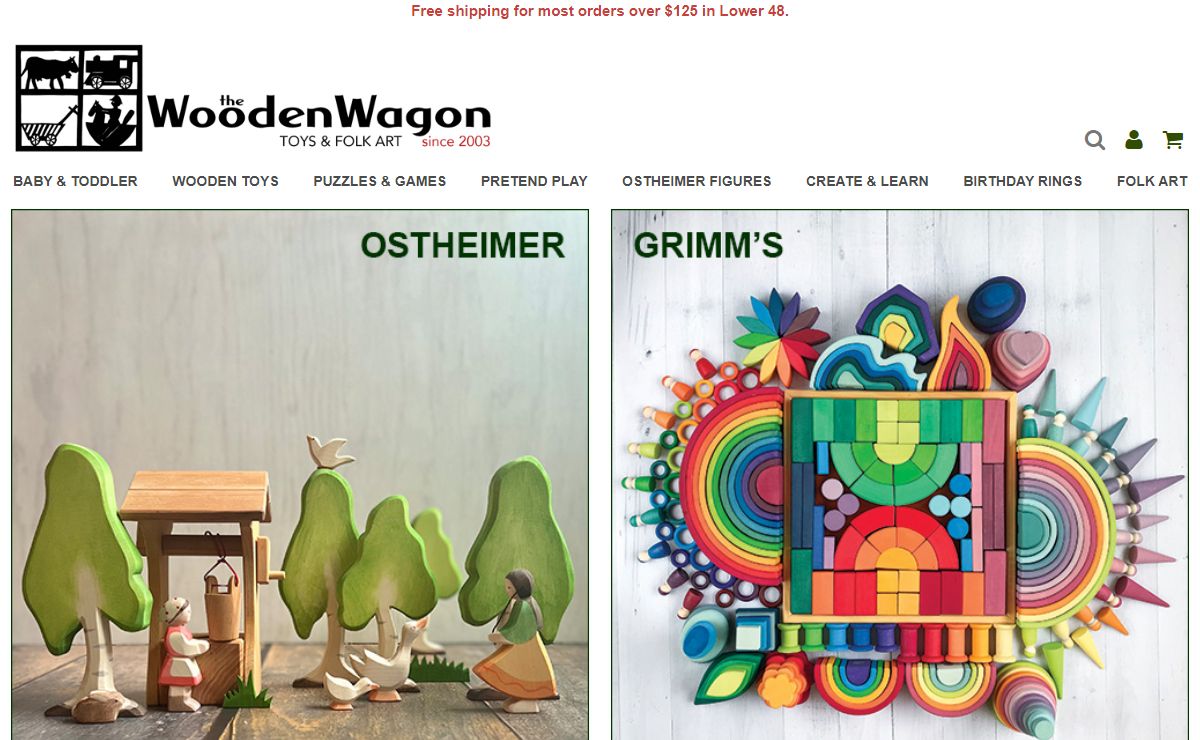 Natural Wooden Toys from Europe, German Christmas Decorations and Erzgebirge Folk Art at The Wooden Wagon - The Wooden Wagon