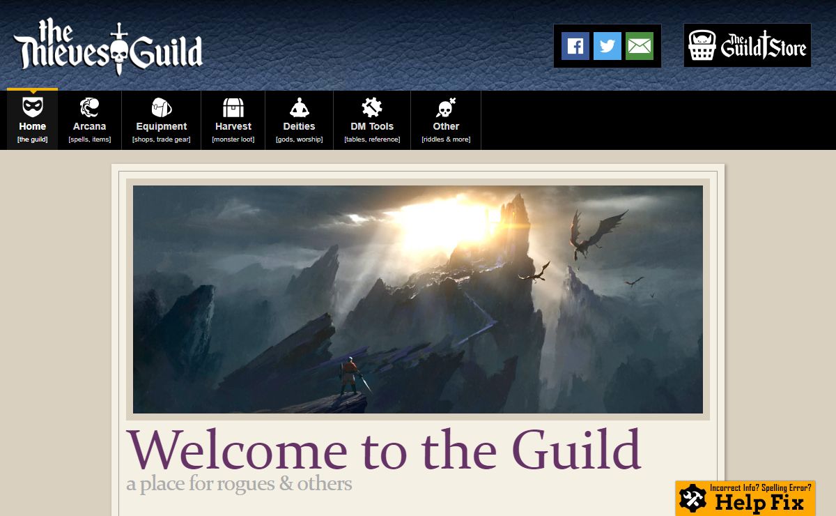 The Thieves Guild - A Collection of D&D 5e Resources