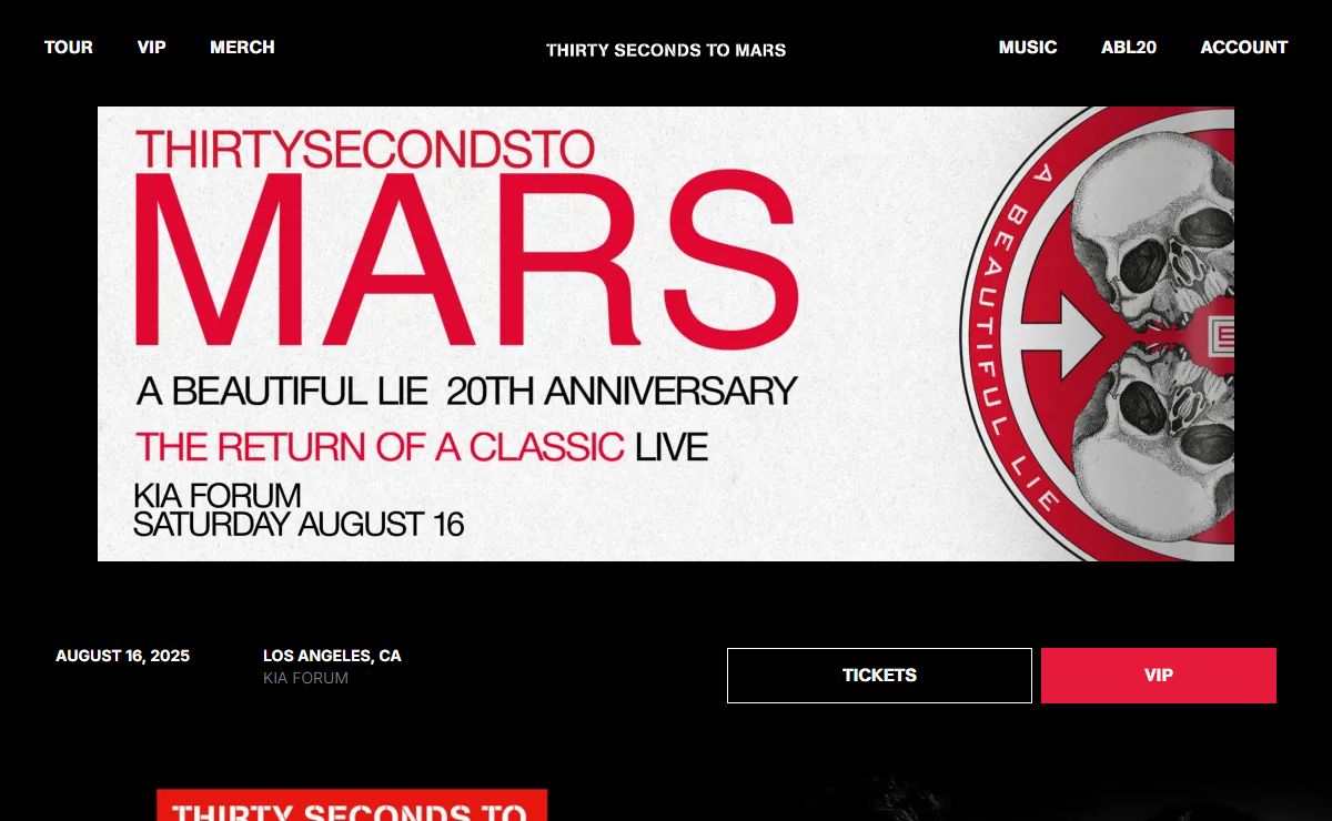 Home - THIRTY SECONDS TO MARS
