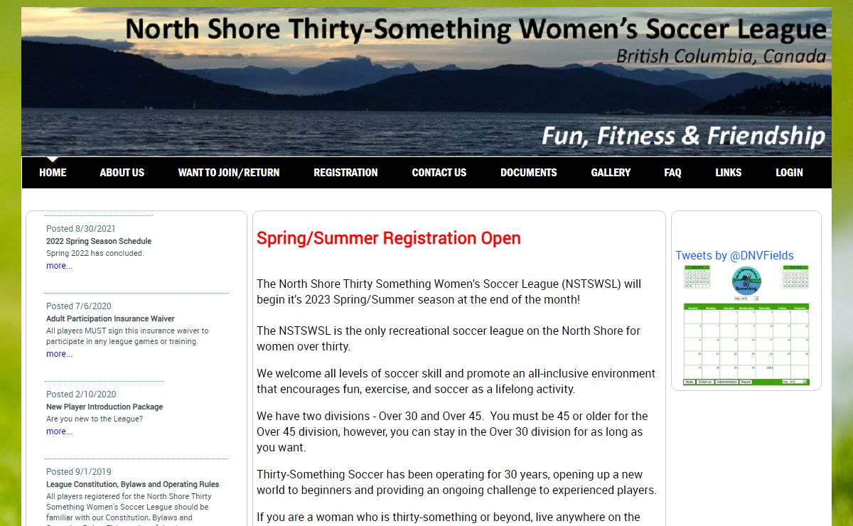 North Shore Thirty-Something Women's Soccer League
