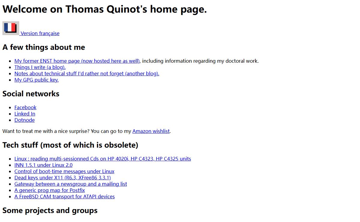 Thomas Quinot's home page