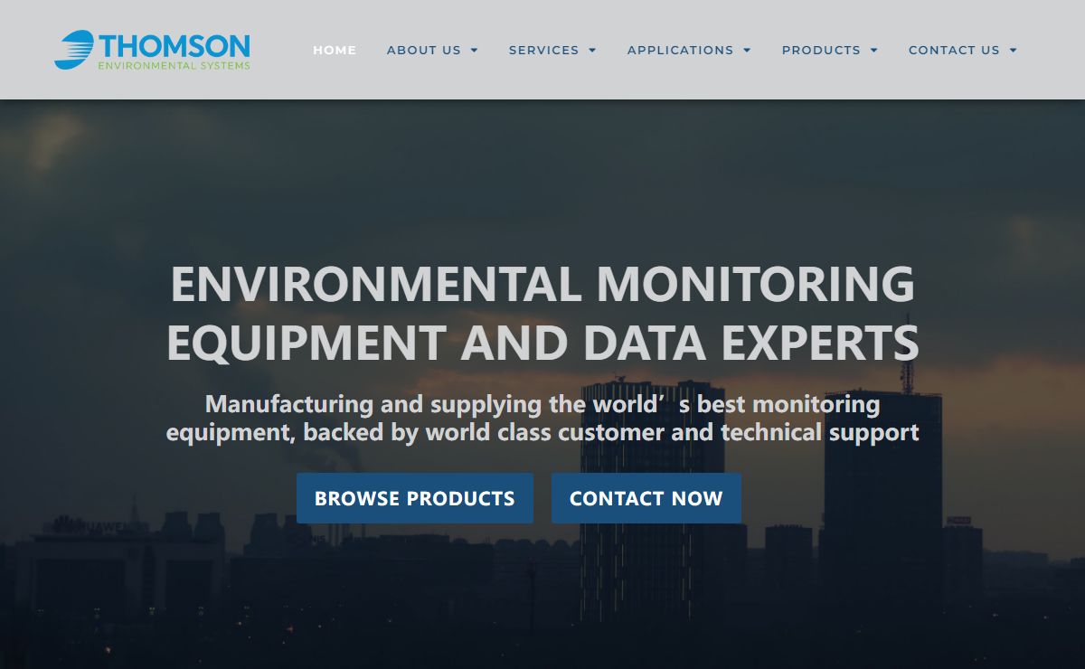 Air Quality & Environmental Process Monitoring | Thomson Environmental Systems
