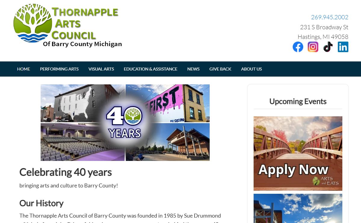 Thornapple Arts Council | Barry County MI