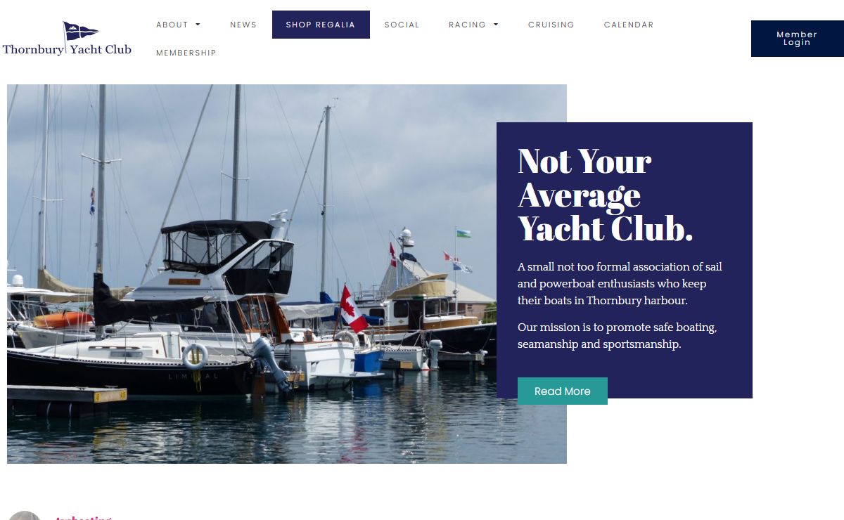 Thornbury Yacht Club – A small not too formal association of sail and power boat enthusiasts who keep their boats in Thornbury harbour.