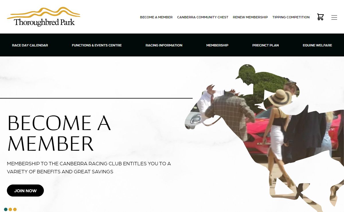 Home of Canberra racing - Thoroughbred Park