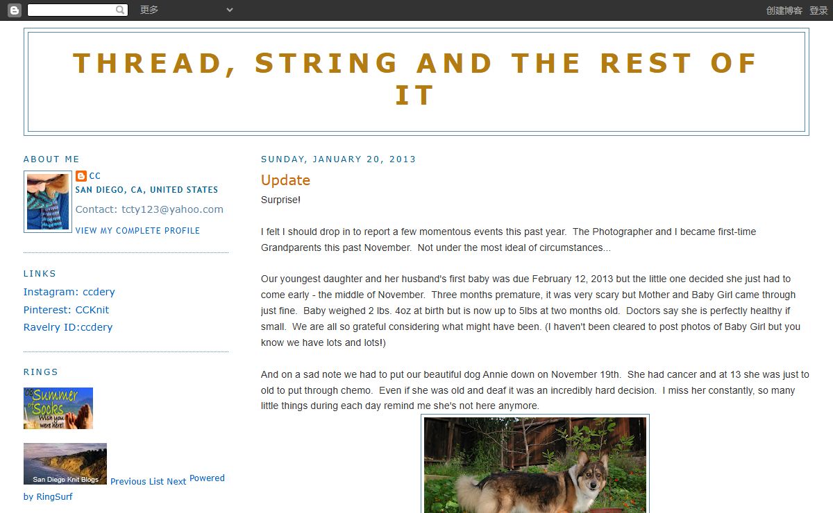Thread, String and the rest of it