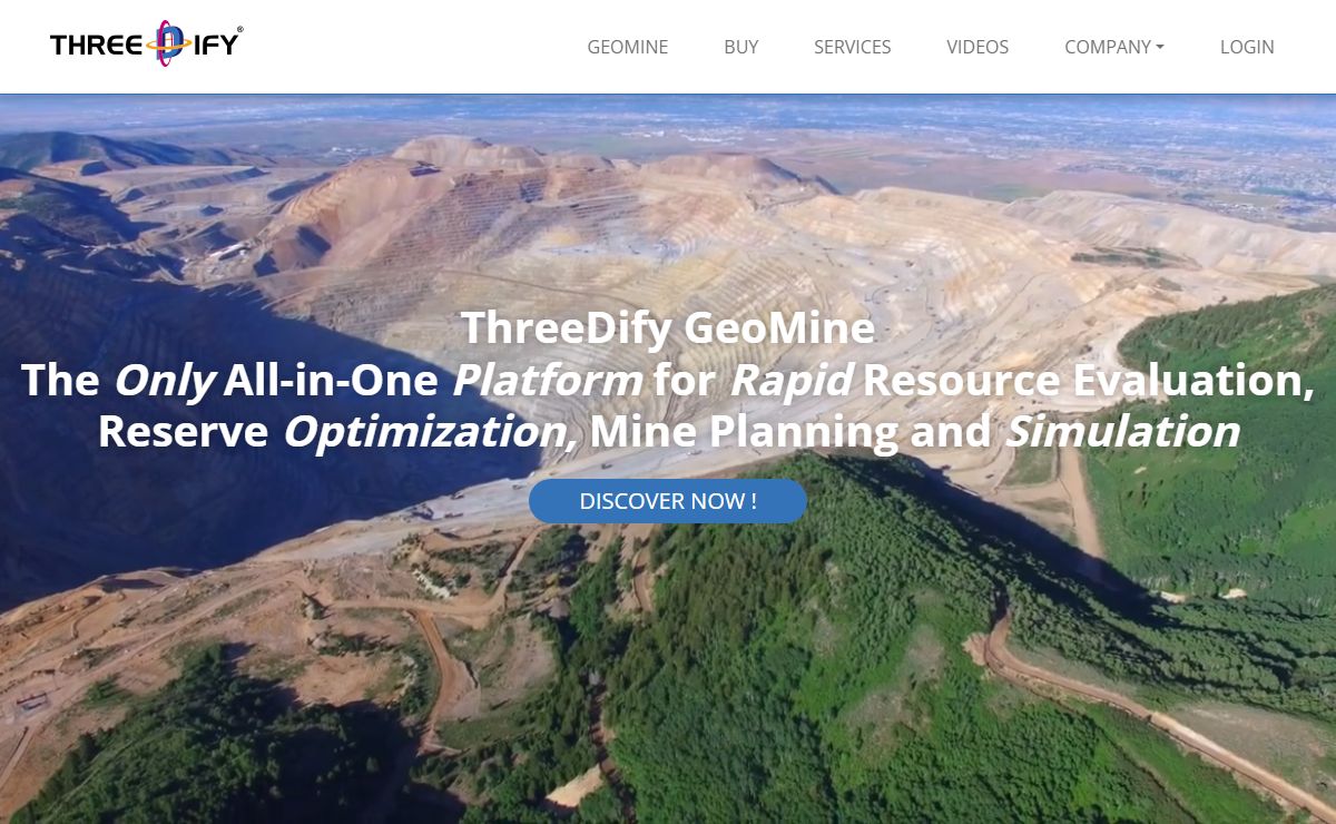 ThreeDify - Mining Software for Modelling and Mine Planning