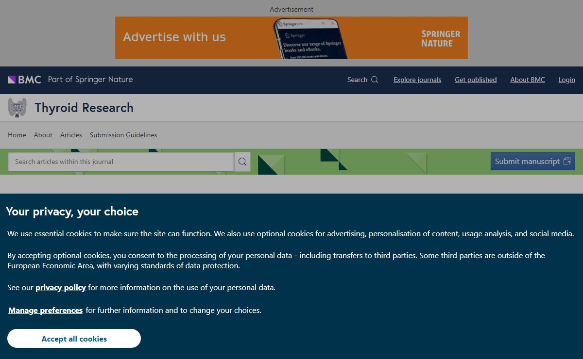 Home page | Thyroid Research