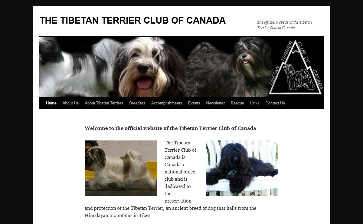 THE TIBETAN TERRIER CLUB OF CANADA | The official website of the Tibetan Terrier Club of Canada